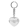 Heart Keychain - Alloy Silver