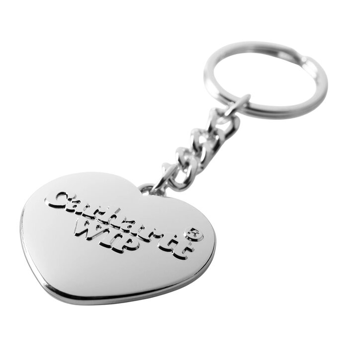 Carhartt WIP Heart Keychain - Alloy Silver
