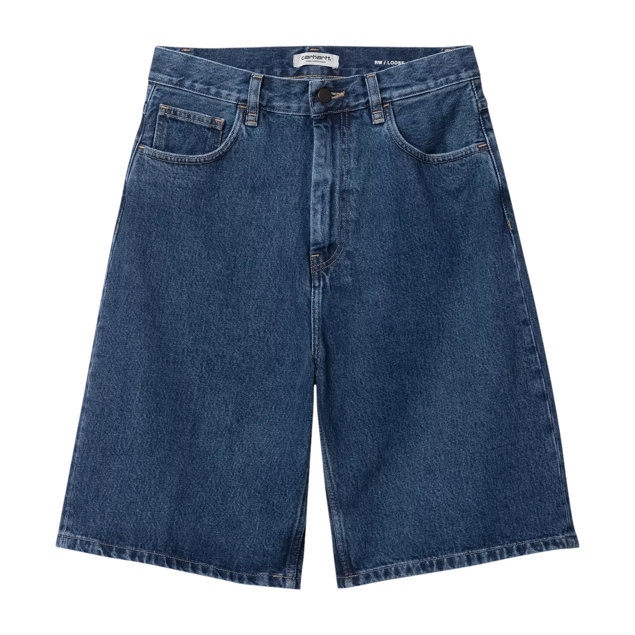 Carhartt WIP W' Brandon Short - Blue (Stone Washed)