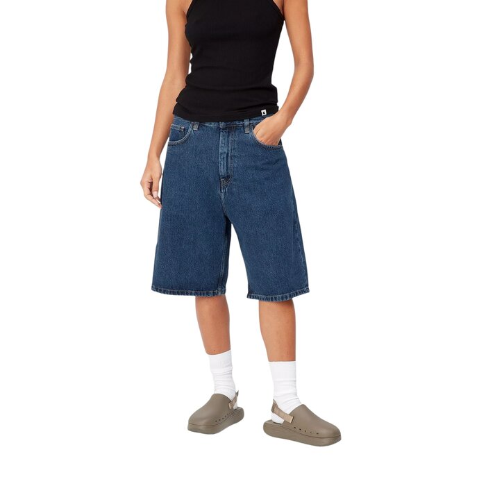 Carhartt WIP W' Brandon Short - Blue (Stone Washed)