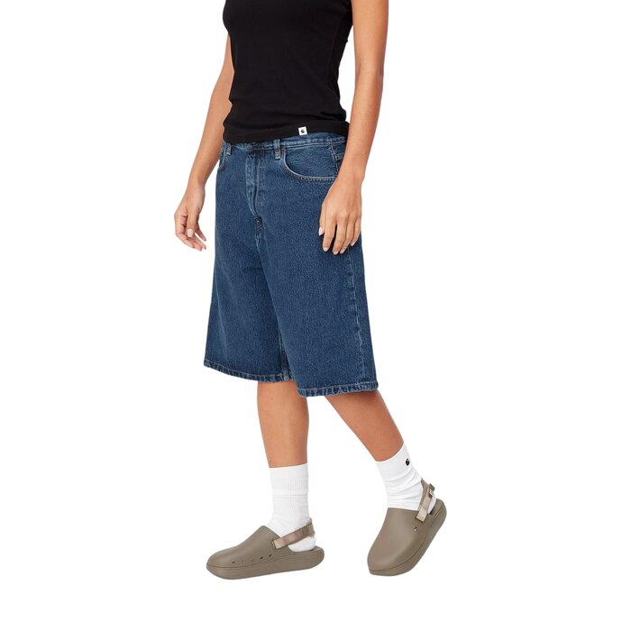 Carhartt WIP W' Brandon Short - Blue (Stone Washed)
