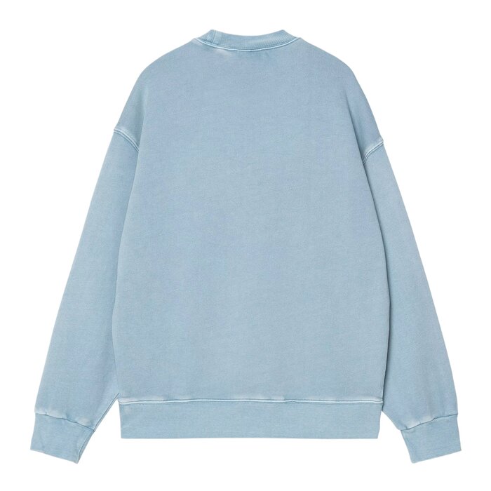 Carhartt WIP Nelson Sweat - Clay Blue (Garment Dyed)
