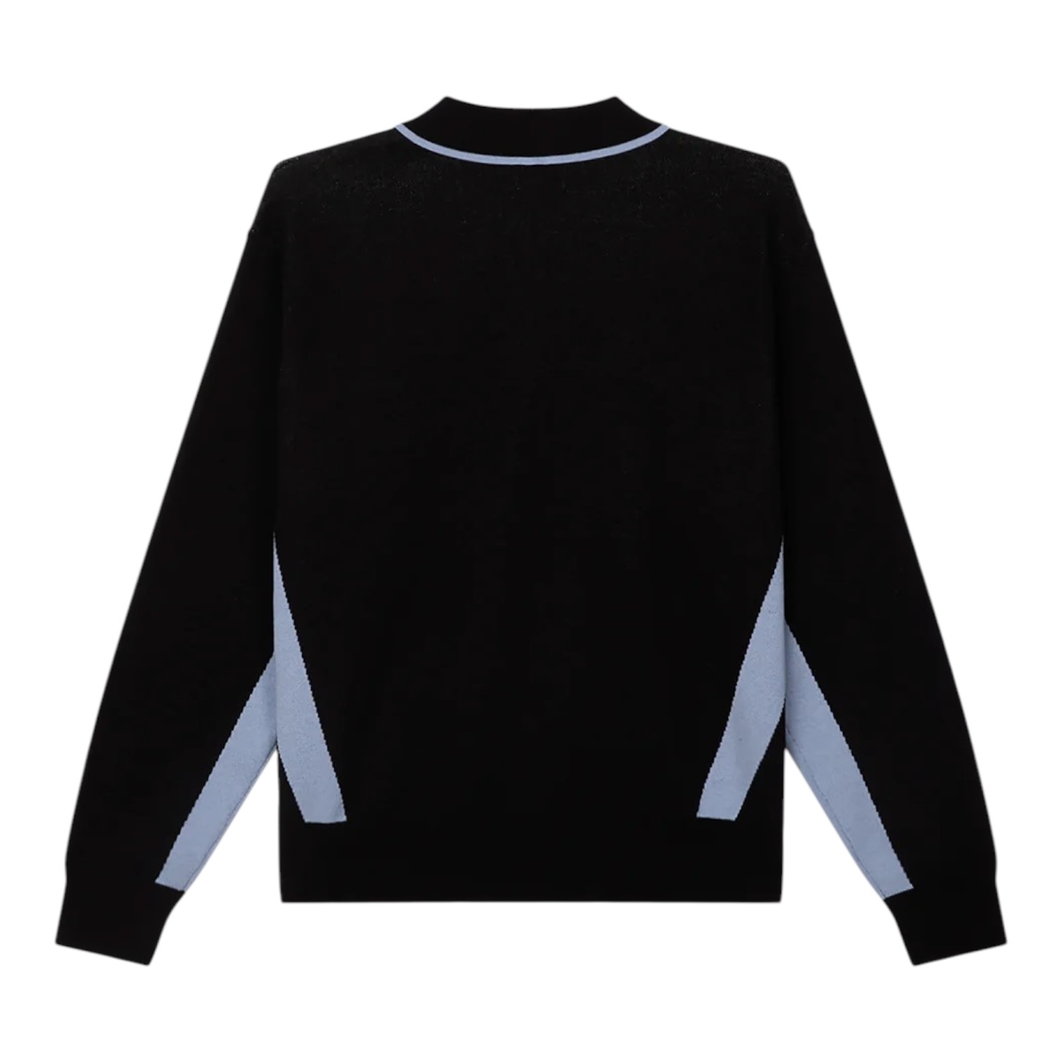 Obey Soccer Polo Sweater - Faded Black Multi
