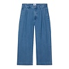 Oliver Denim Pleated Pant - Light Indigo