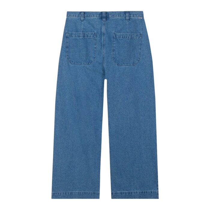 Obey Oliver Denim Pleated Pant - Light Indigo