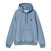Hooded Ingo Sweat - Light Blue Garment Dyed