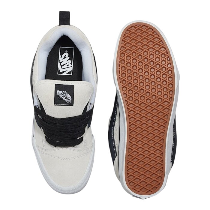 Vans Knu Skool - Suede White/Black
