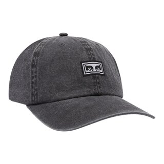 Obey Icon Eyes Pigment 6 Panel Velcro - Pigment Black