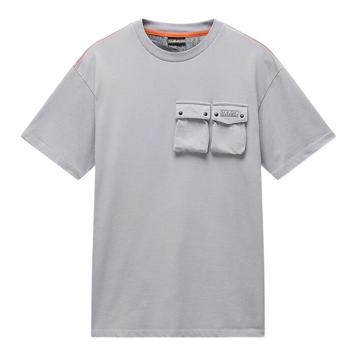 Napapijri S-Rivalto S/S - Ultimate Grey