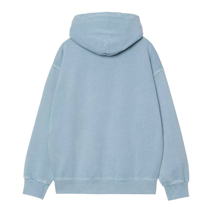 Carhartt WIP Hooded Nelson Sweat - Clay Blue (Garment Dyed)