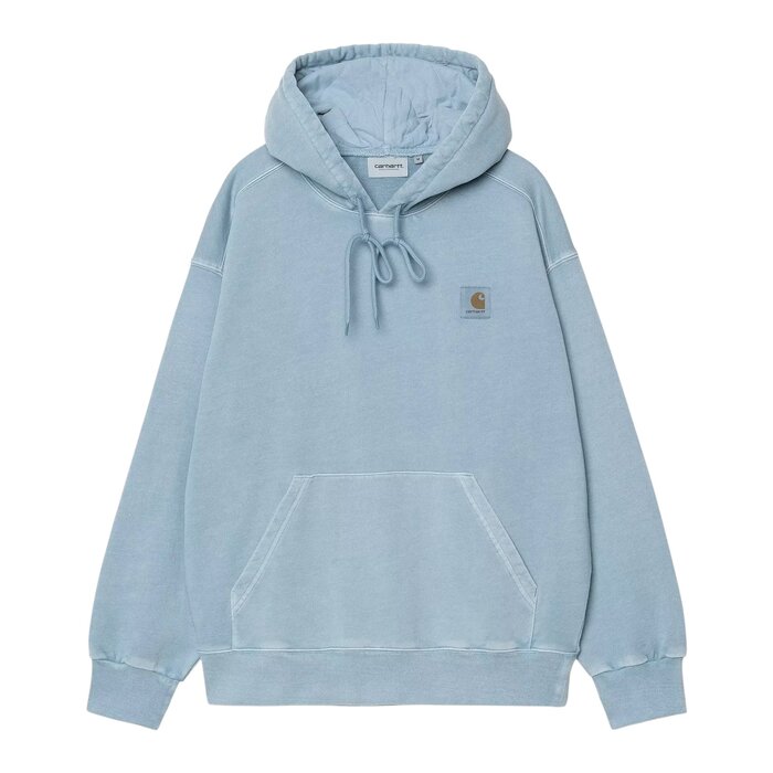 Carhartt WIP Hooded Nelson Sweat - Clay Blue (Garment Dyed)