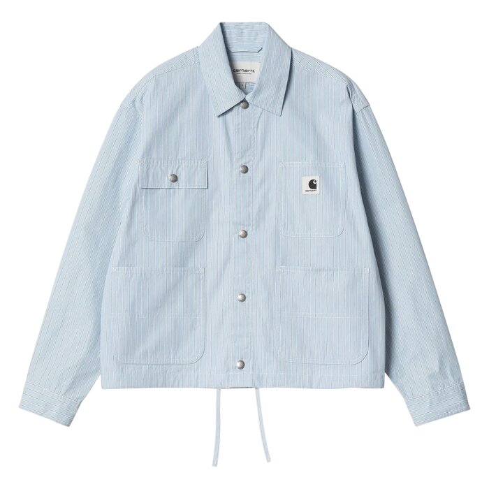 Carhartt WIP W' Nota Shirt Jacket - Bova Stripe/Bluebird