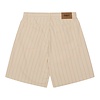 Plaid Baggy Denim Short - Pelican Multi