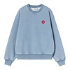 W' Ingo Sweat - Light Blue Garment Dyed