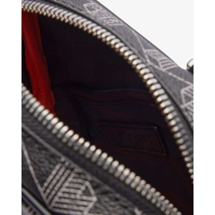 Lacoste Petit Sac à Bandoulière The Blend - Monogramme Noir