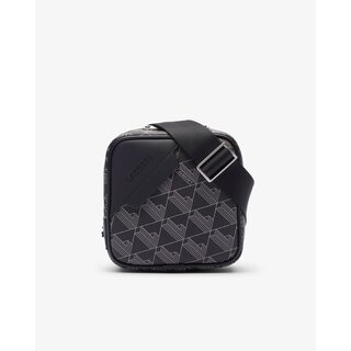 Lacoste Petit Sac à Bandoulière The Blend - Monogramme Noir