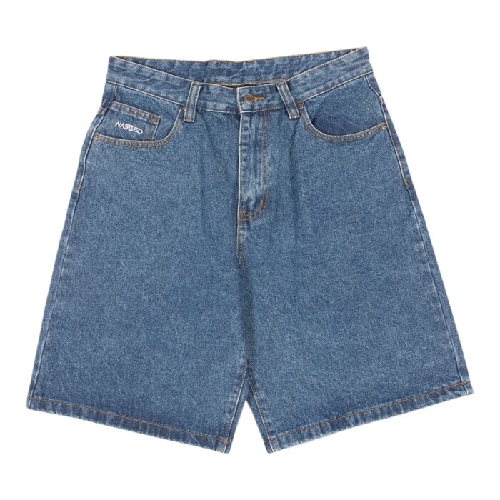 Wasted Paris Prey Casper Short - Washed Blue