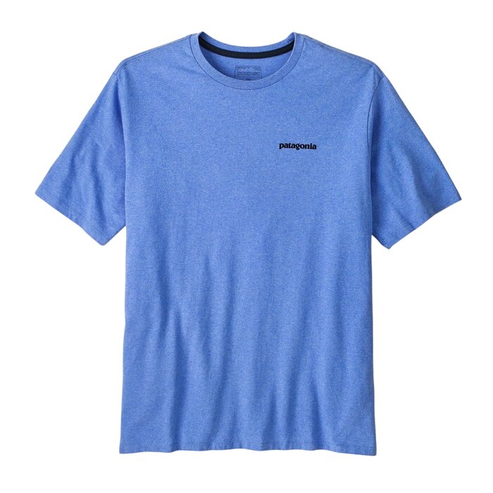 Patagonia M's P-6 Logo Responsibili Tee - Abundant Blue