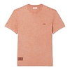 T-shirt Jersey Epais Effet Délavé - Marron Clair