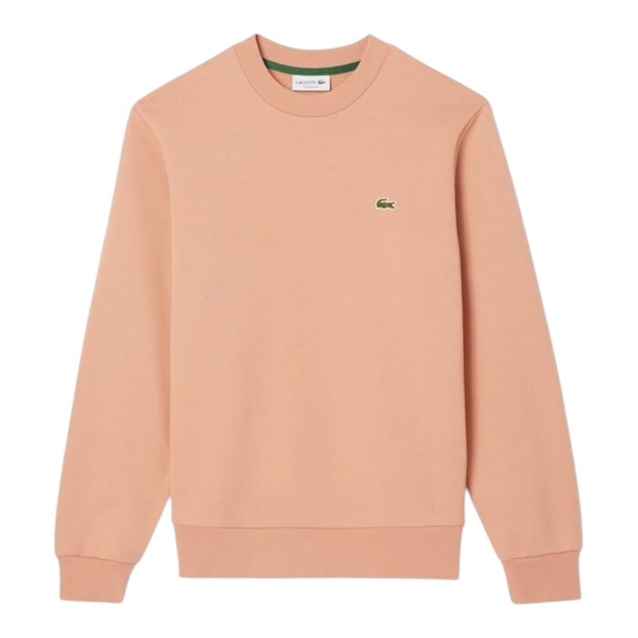 Lacoste Sweatshirt Molleton Col Rond - Beige ZIH