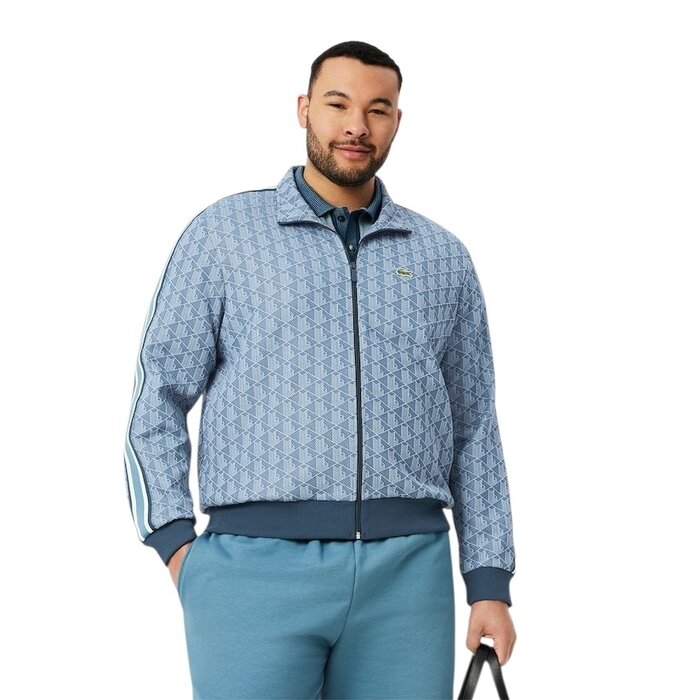Lacoste Veste de survêtement Monogramme - Bleu