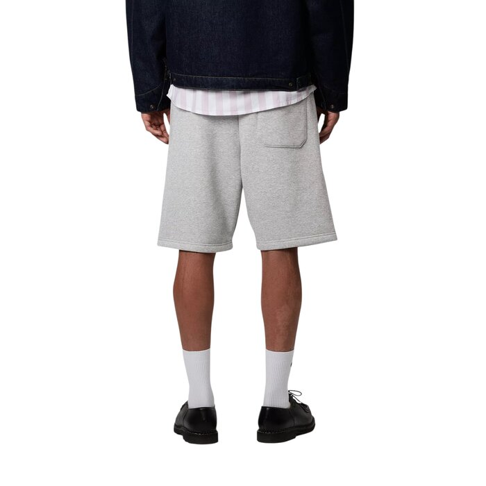 Carhartt WIP Chase Sweat Short - Grey Heather/Gold