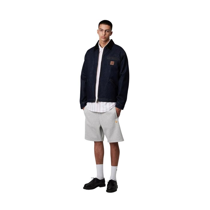 Carhartt WIP Chase Sweat Short - Grey Heather/Gold