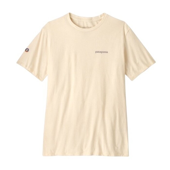 Patagonia Fitz Roy Icon Responsabili Tee - Birch White