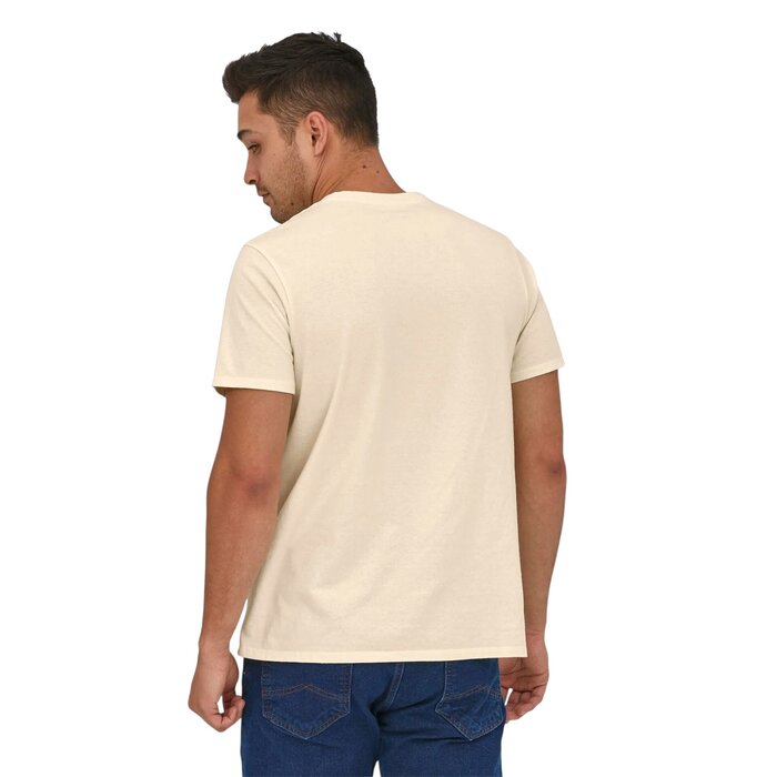 Patagonia Fitz Roy Icon Responsabili Tee - Birch White