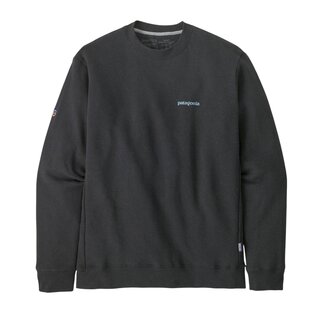 Patagonia Fitz Roy Icon Uprisal Crew Sweat - Ink Black