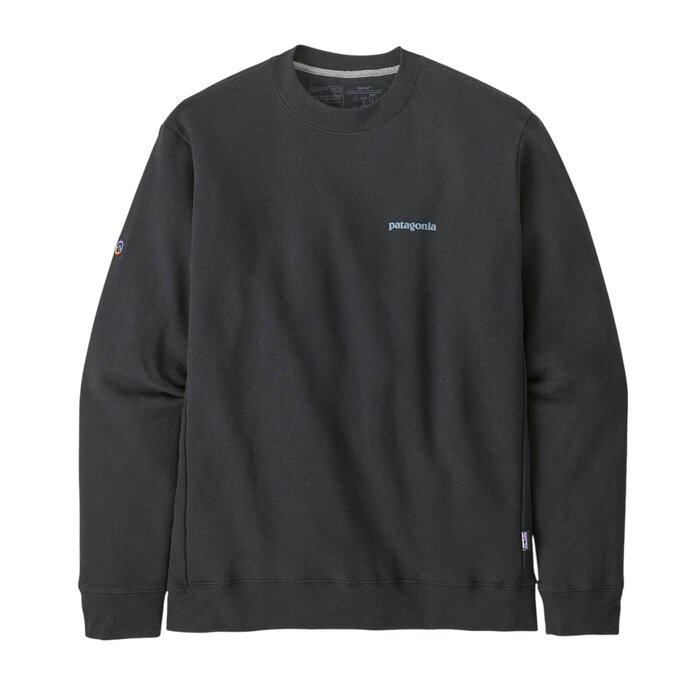 Patagonia Fitz Roy Icon Uprisal Crew Sweat - Ink Black