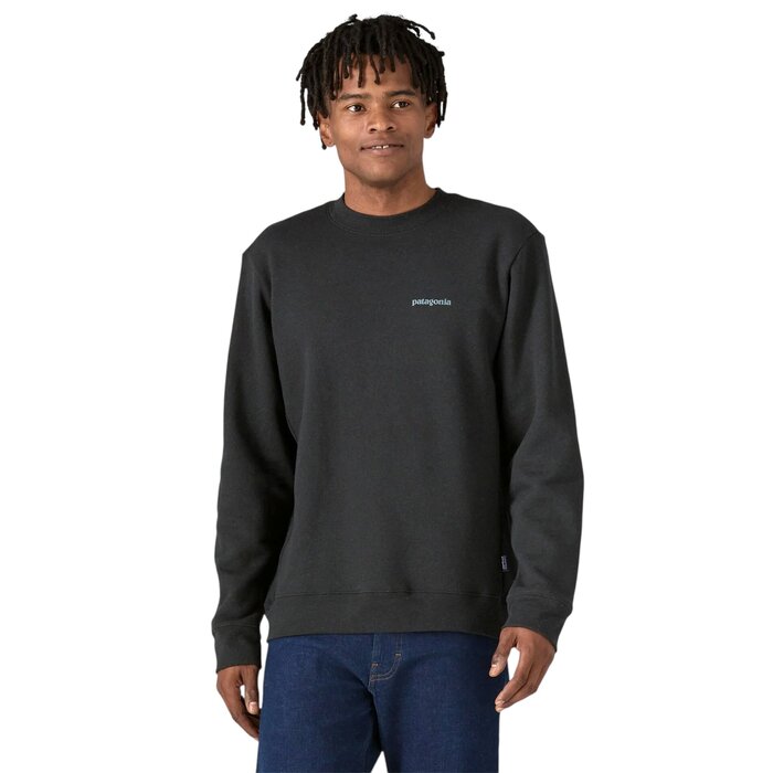 Patagonia Fitz Roy Icon Uprisal Crew Sweat - Ink Black