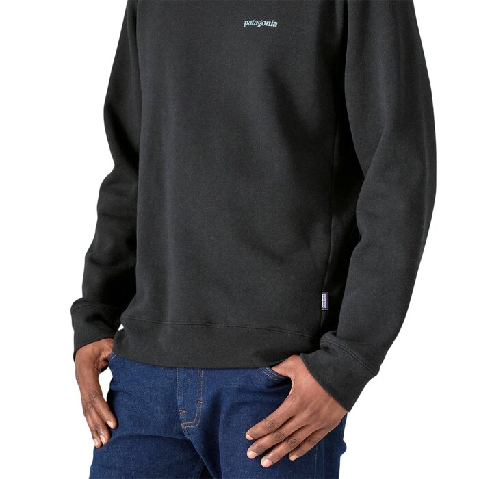 Patagonia Fitz Roy Icon Uprisal Crew Sweat - Ink Black