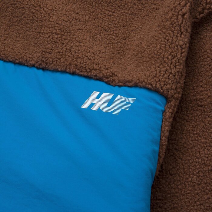 Huf Fort Point Sherpa Jacket - Dust Brown