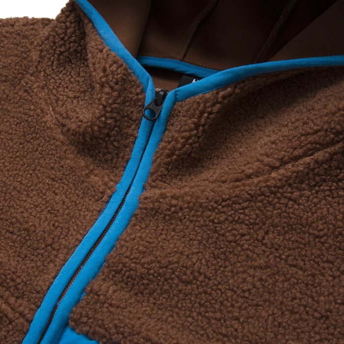 Huf Fort Point Sherpa Jacket - Dust Brown