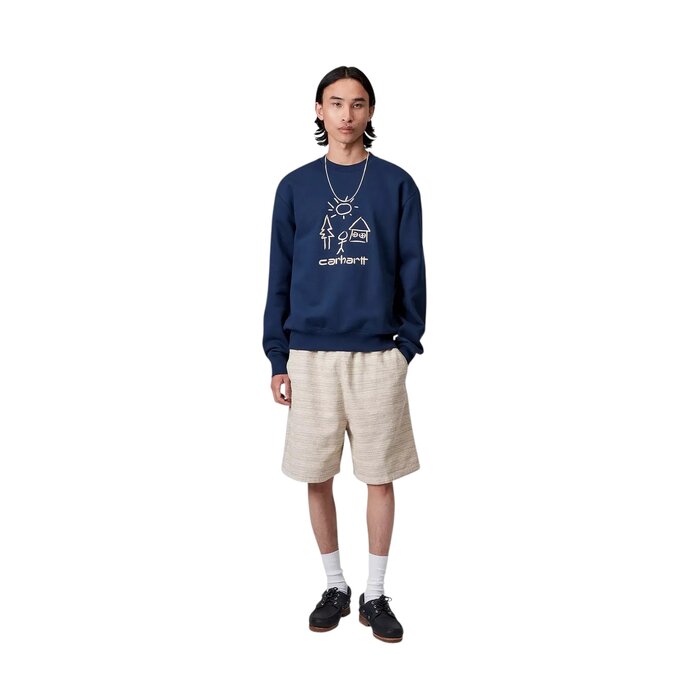 Carhartt WIP Gellar Short - Gellar Stripe/Wax Rinsed