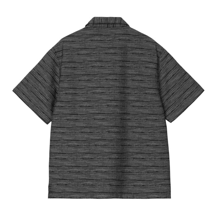 Carhartt WIP S/S Gellar Shirt - Gellar Stripe/Black Rinsed