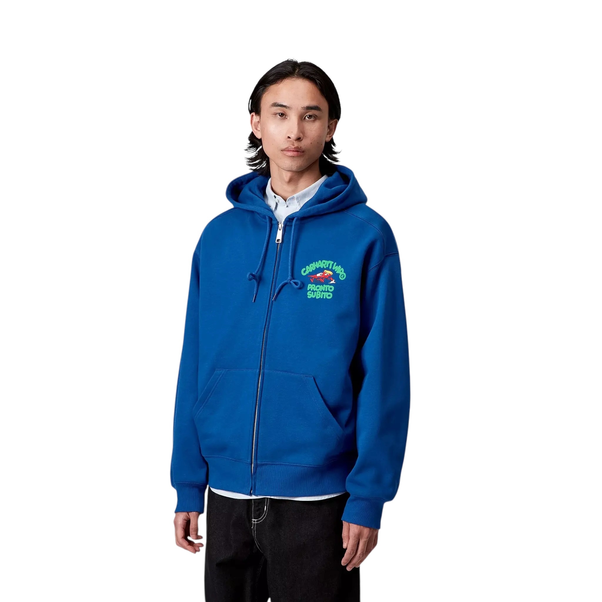 Carhartt WIP Hooded Pronto Sweat Jacket - Wolfsbane