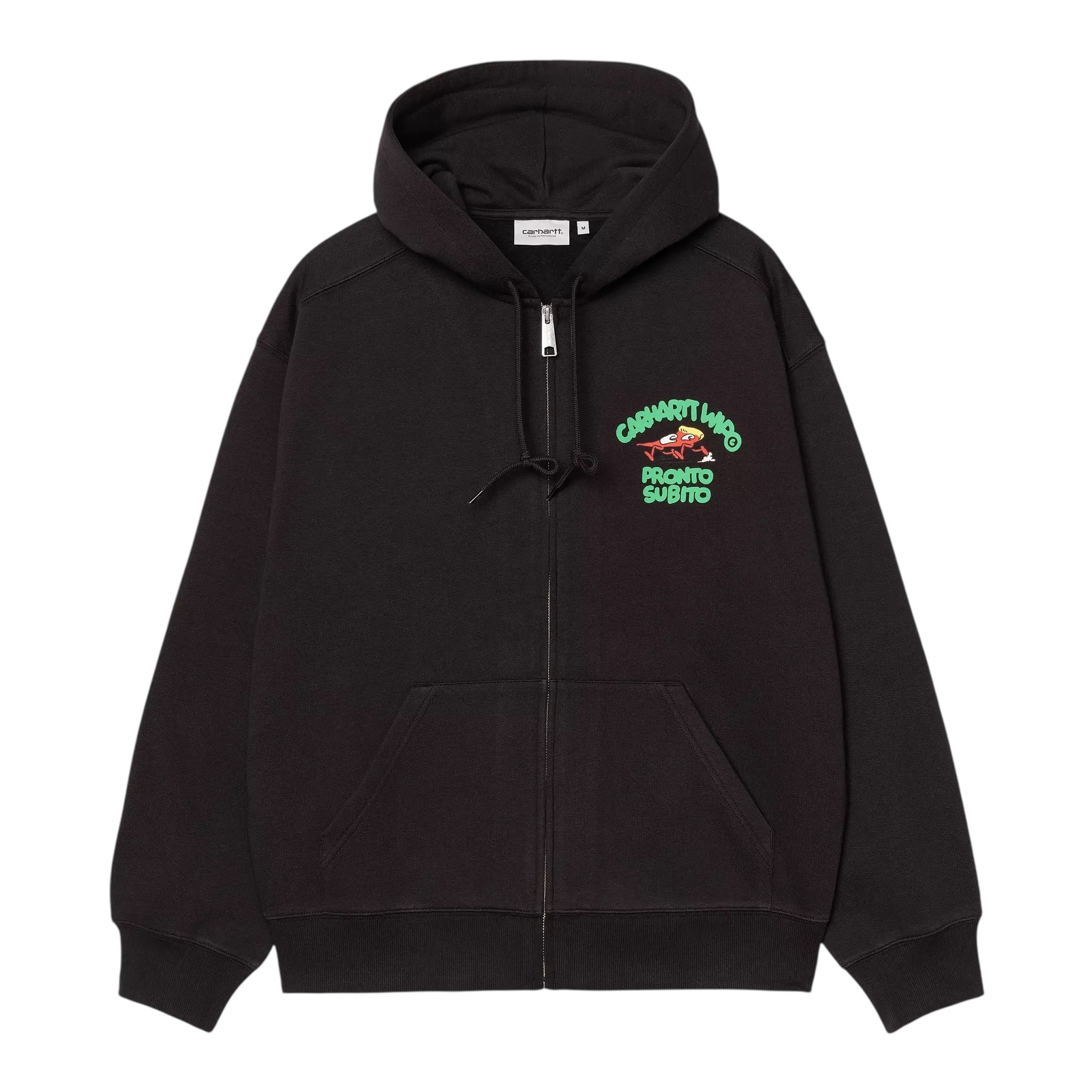 Carhartt WIP Hooded Pronto Sweat Jacket - Black