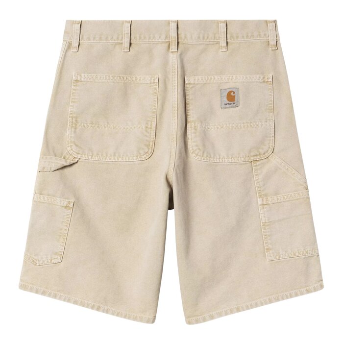 Carhartt WIP Single Knee Short - Dusty H Brown (Chalk Wash)