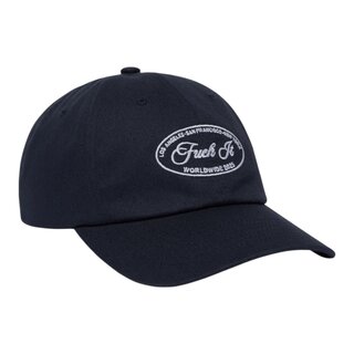 Huf Atelier Crest 6 Panel Cv Hat - Navy