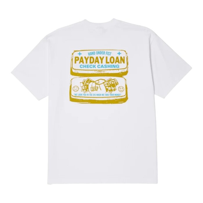 Huf Pay Day S/S T-Shirt - White