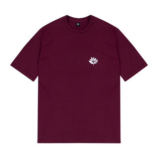 Magenta Plant Tee - Burgundy
