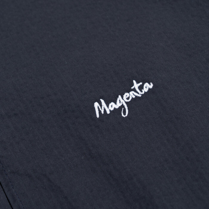 Magenta Bastille Seersucker Jacket - Navy Blue