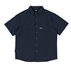Seersucker Shirt - Navy Blue