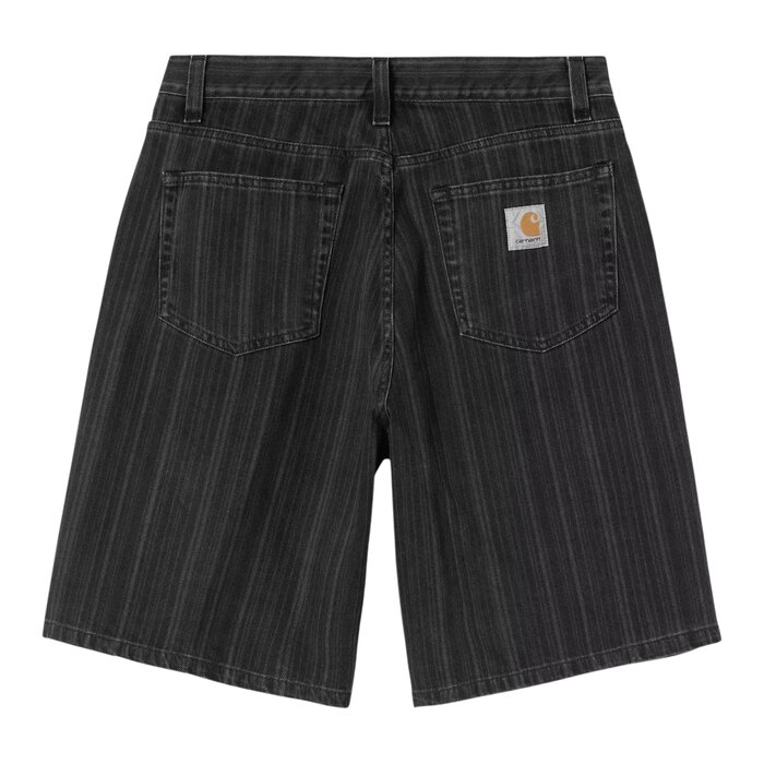 Carhartt WIP Rylan Short - Rylan Stripe/Black Stone Washed