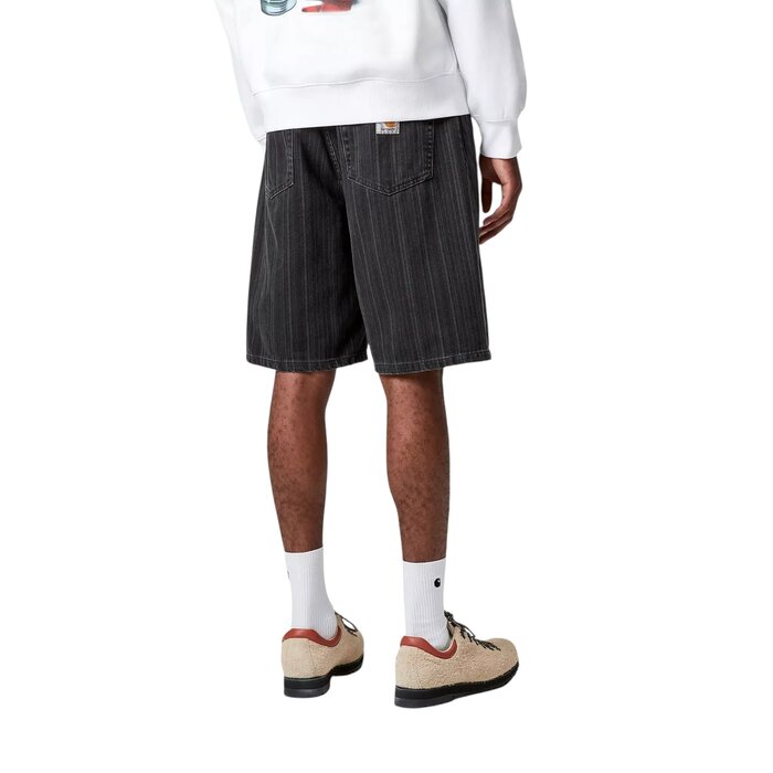 Carhartt WIP Rylan Short - Rylan Stripe/Black Stone Washed