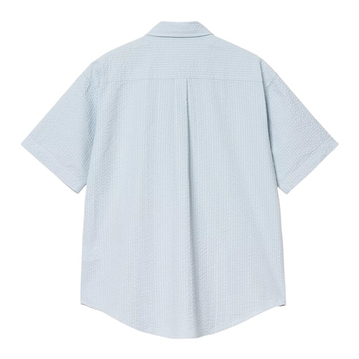 Carhartt WIP S/S Toland Shirt - Toland Stripe/Blue Fog