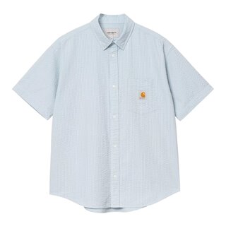 Carhartt WIP S/S Toland Shirt - Toland Stripe/Blue Fog