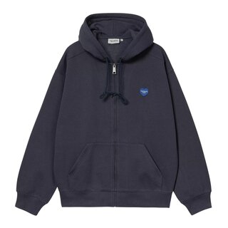 Carhartt WIP Hooded Heart II Hartt Sweat Jacket - Blue
